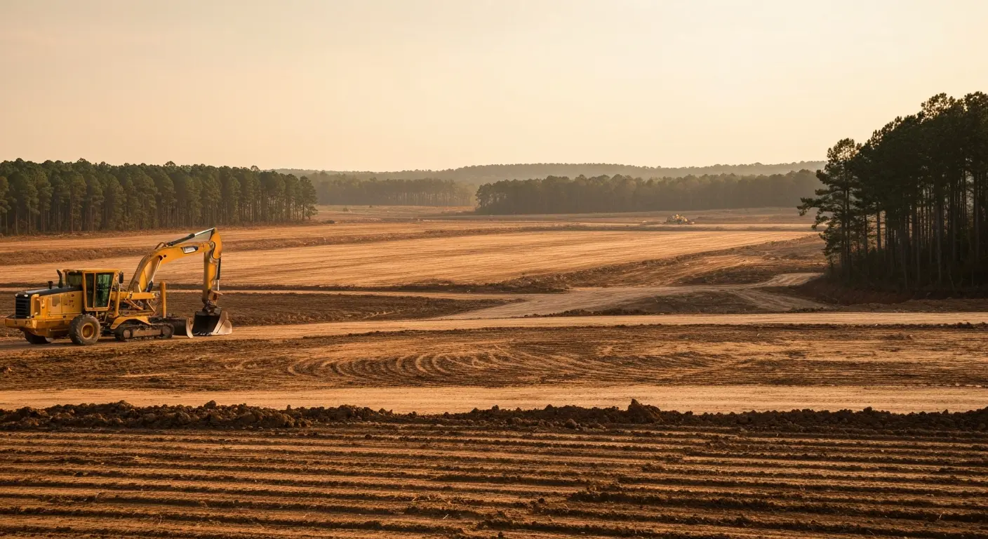 Commercial site prep White GA