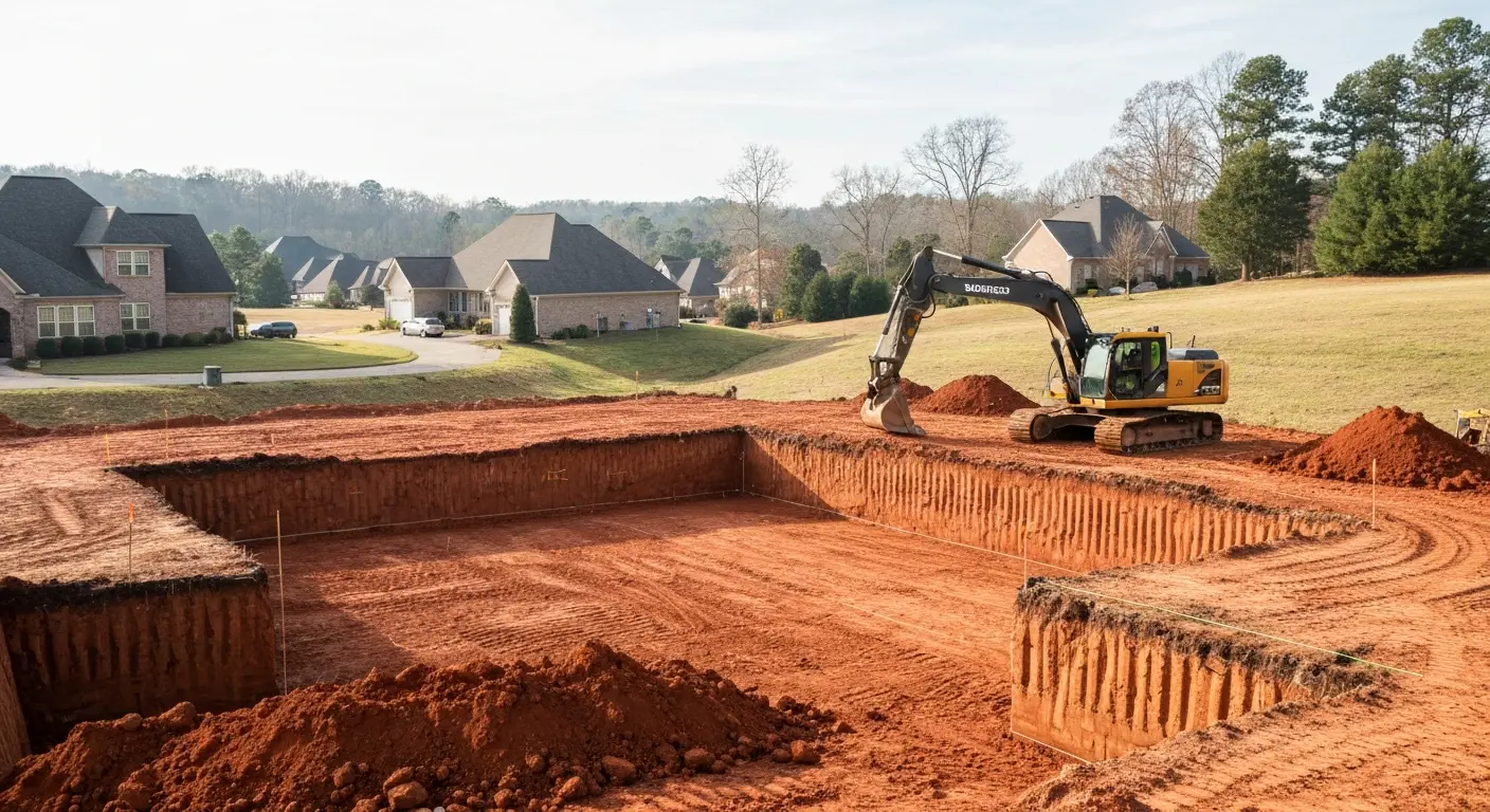 Excavation project in Acworth