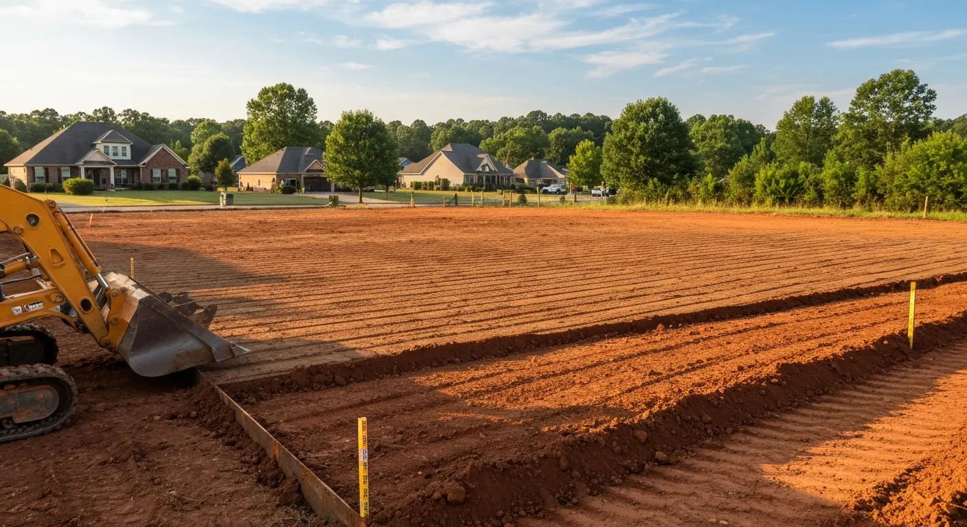 Residential grading project