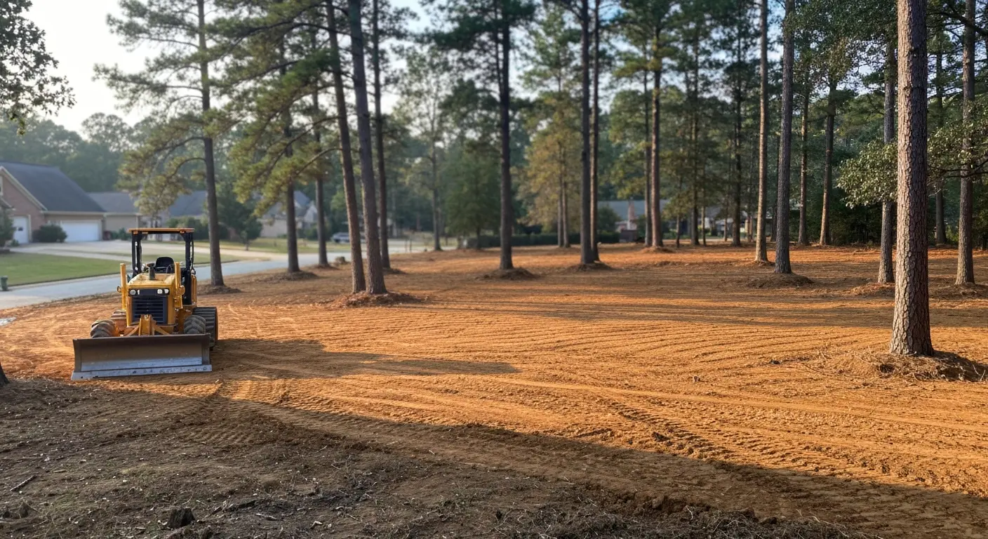 Residential lot grading