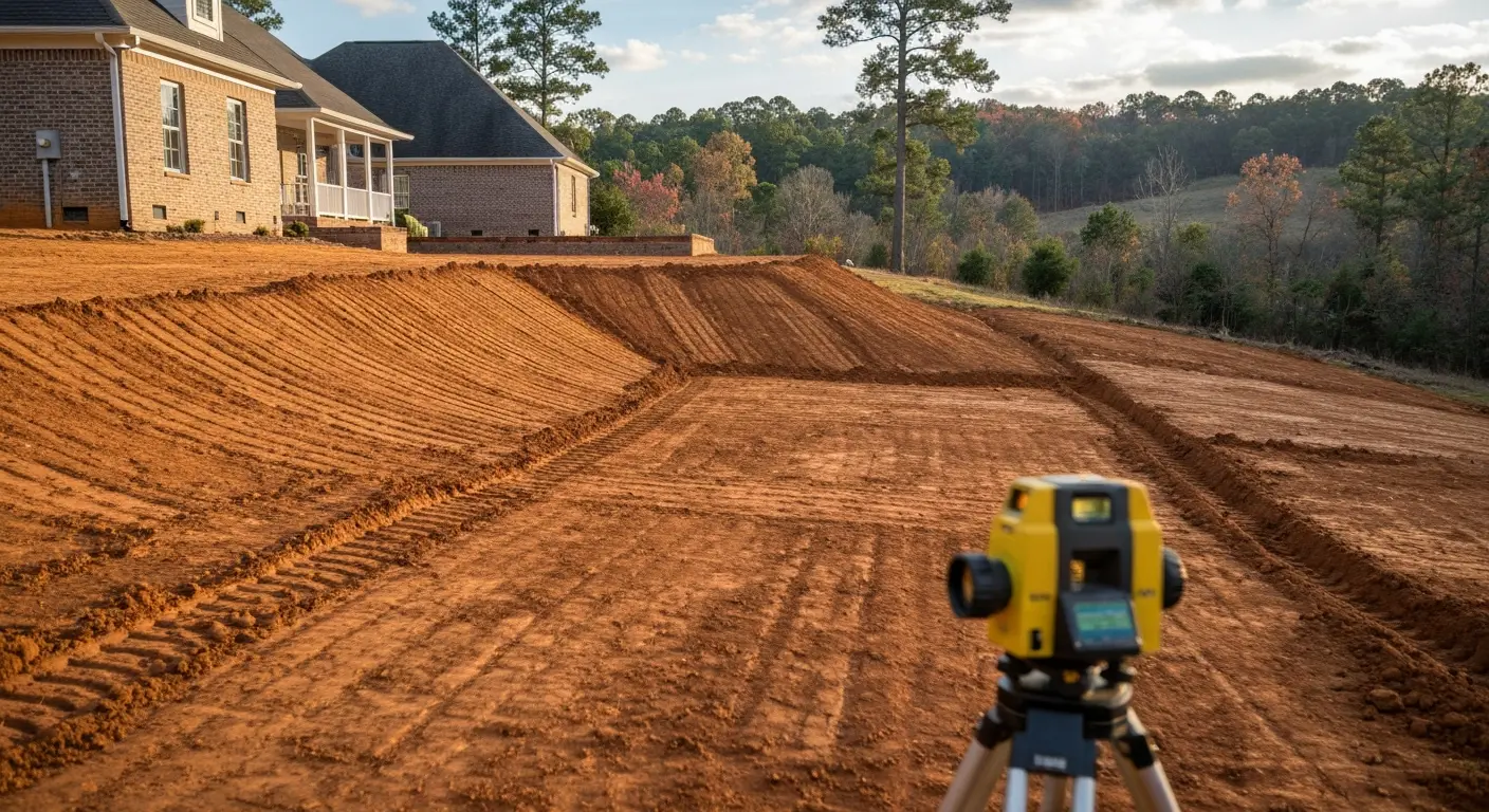 Land grading and slope correction in White GA