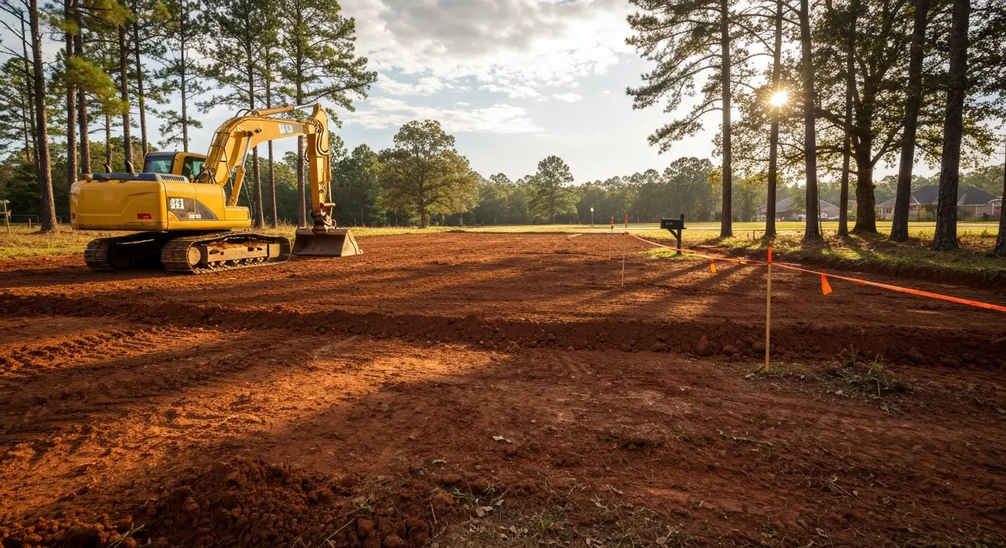 Residential land clearing project