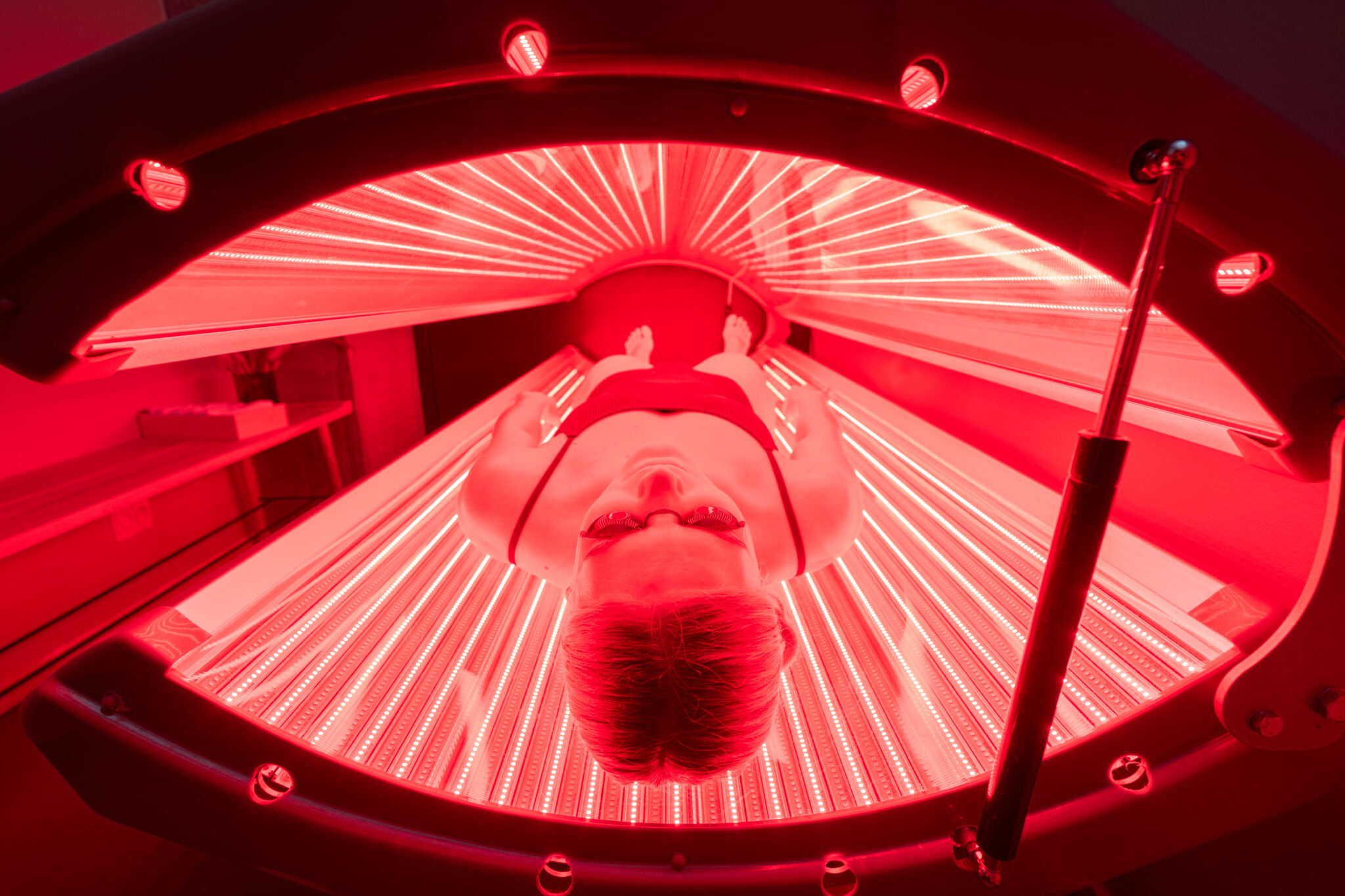 Lying on the EvoSlim bed