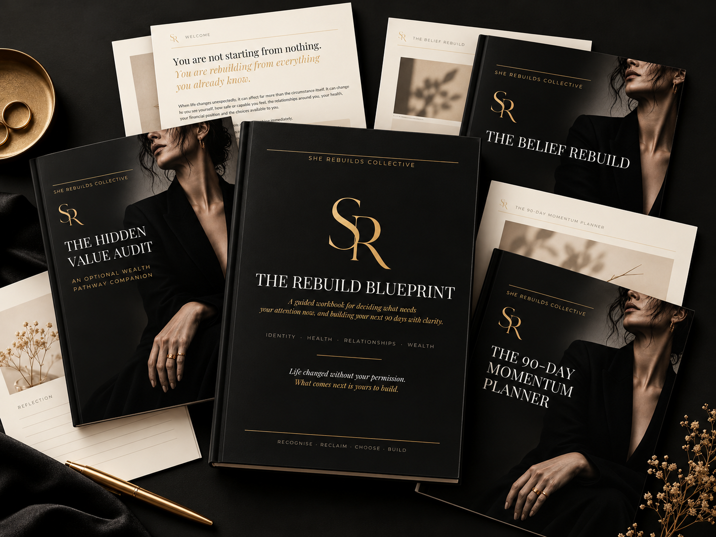 The Rebuild Blueprint with The Hidden Value Audit, The Belief Rebuild and The 90-Day Momentum Planner