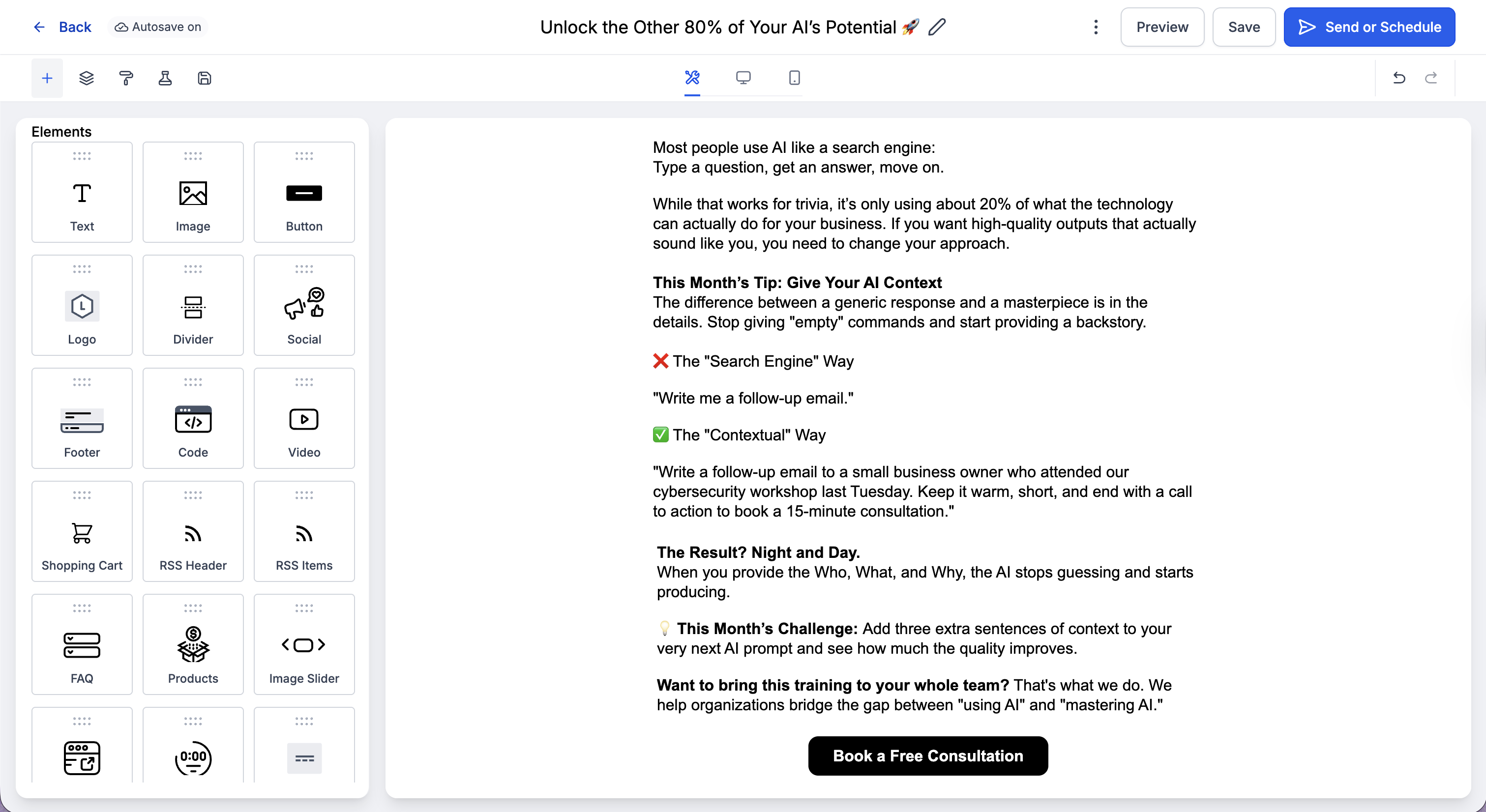 Email Builder