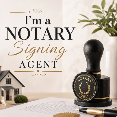 I'm a Notary Signing Agent