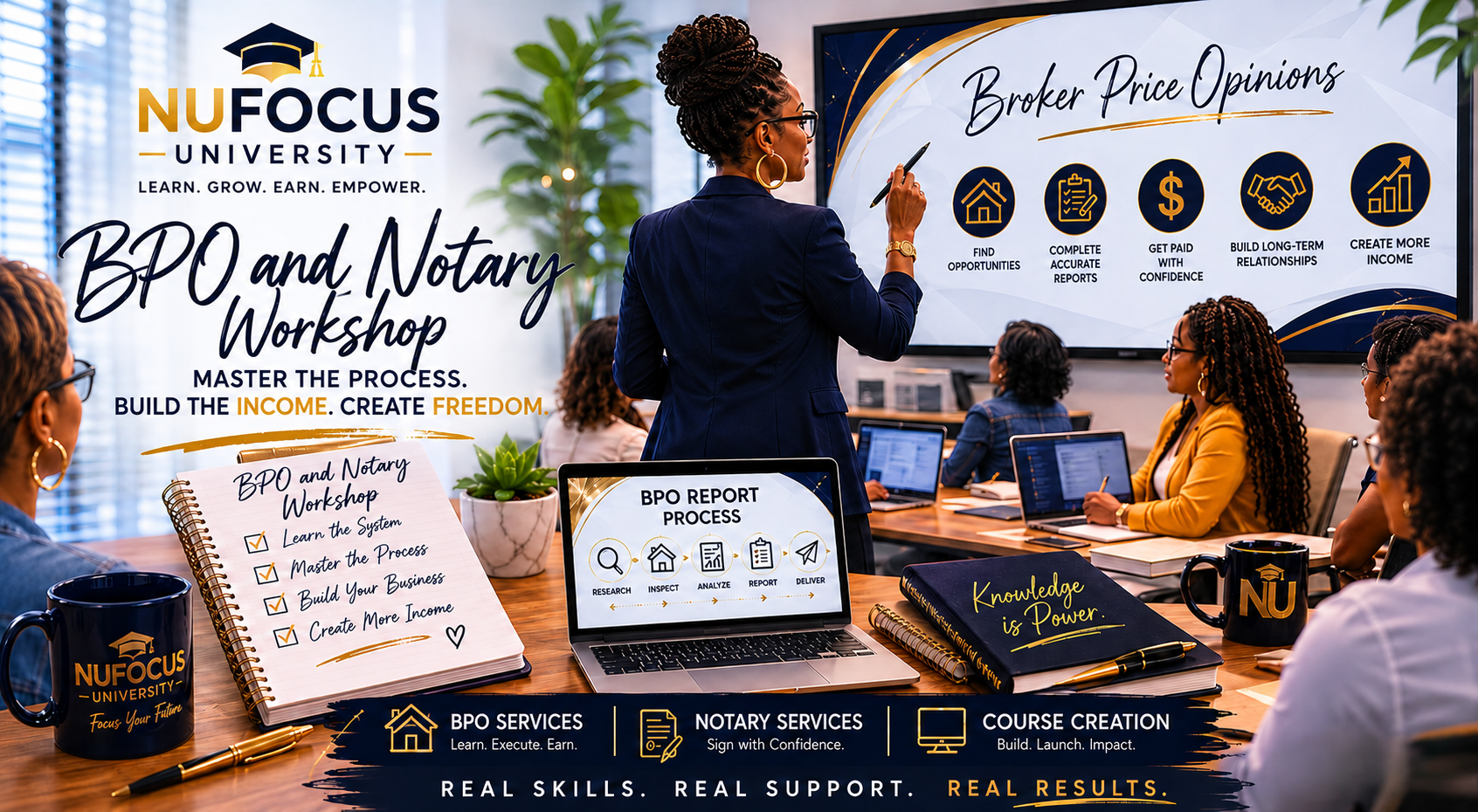The BPO and Notary Workshop with Angela Cooper, NuFocus University
