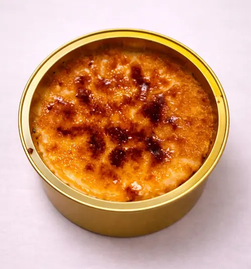 Flan façon crème brûlée