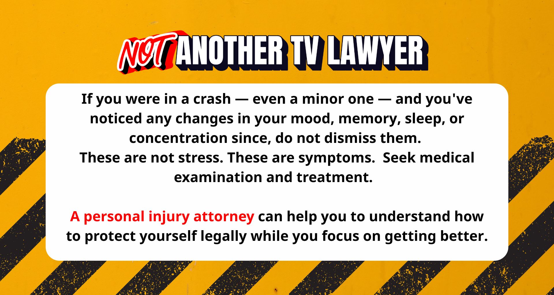 speak to an attorney