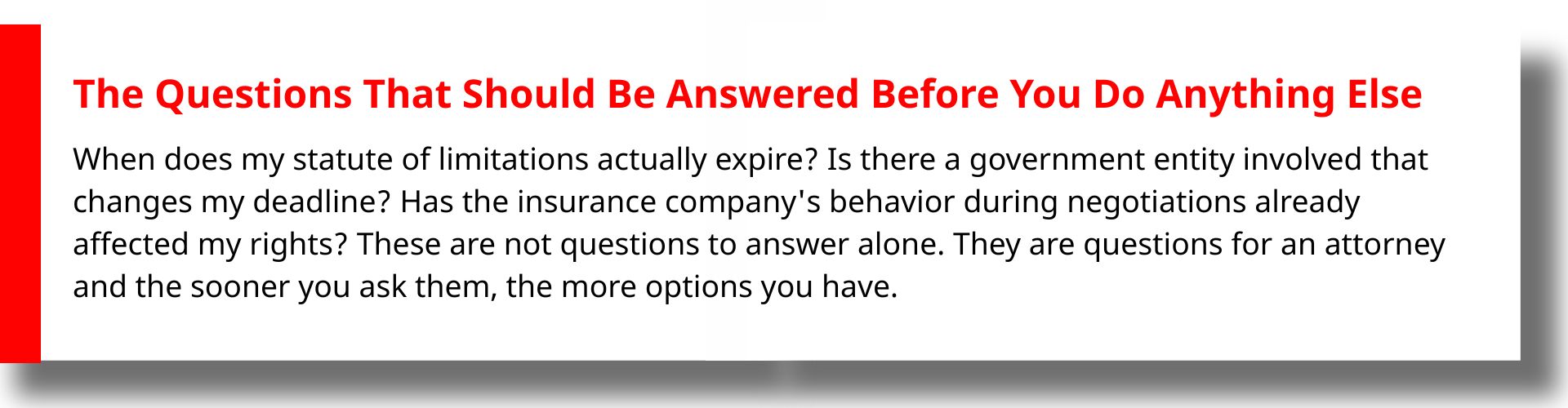 questions for an attorney