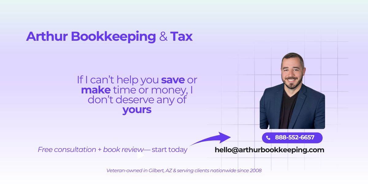 Arthur Bookkeeping & Tax