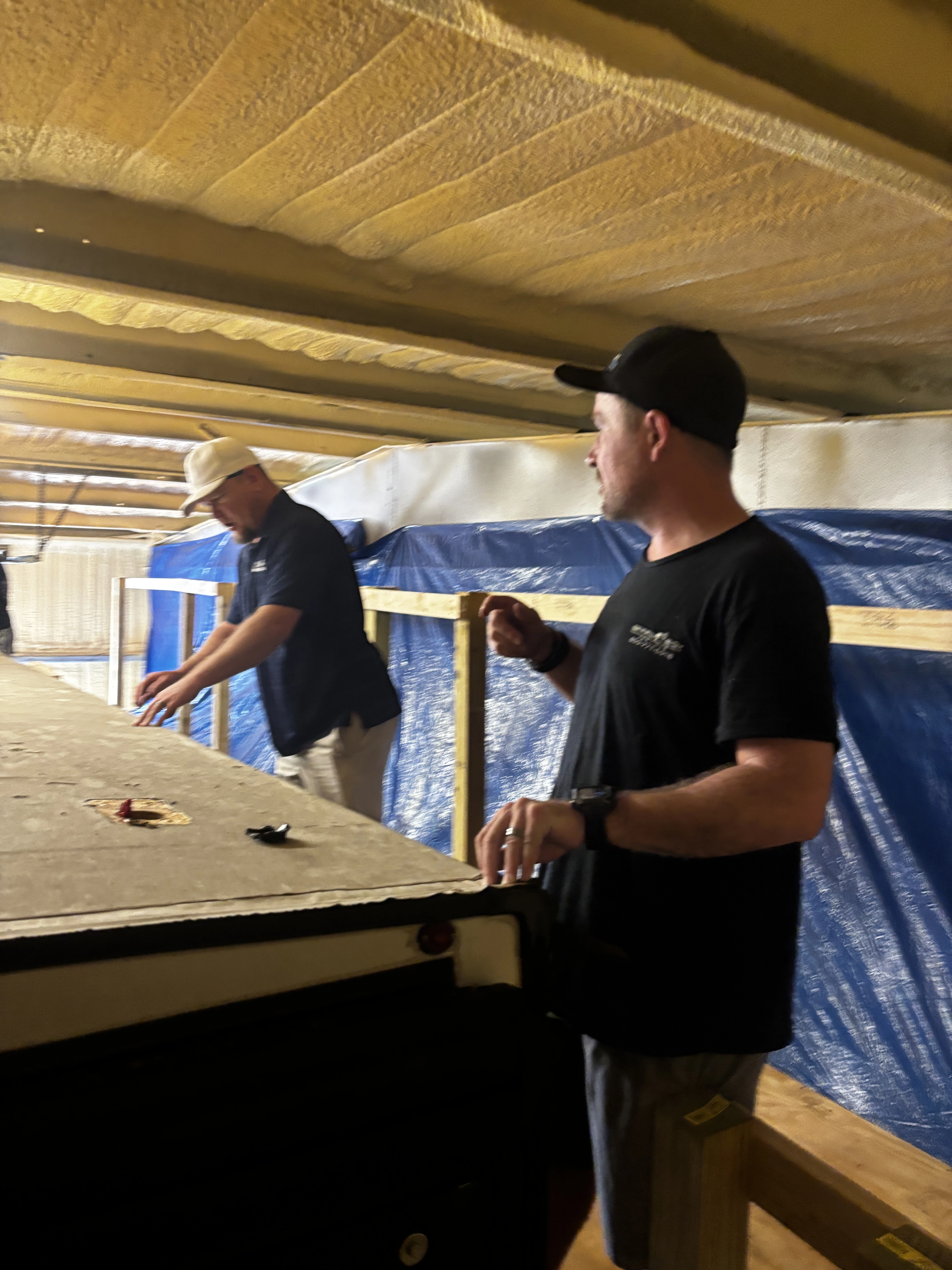 Sealed and coated RV roof in Panama City FL with UV-resistant protective coating applied professionally