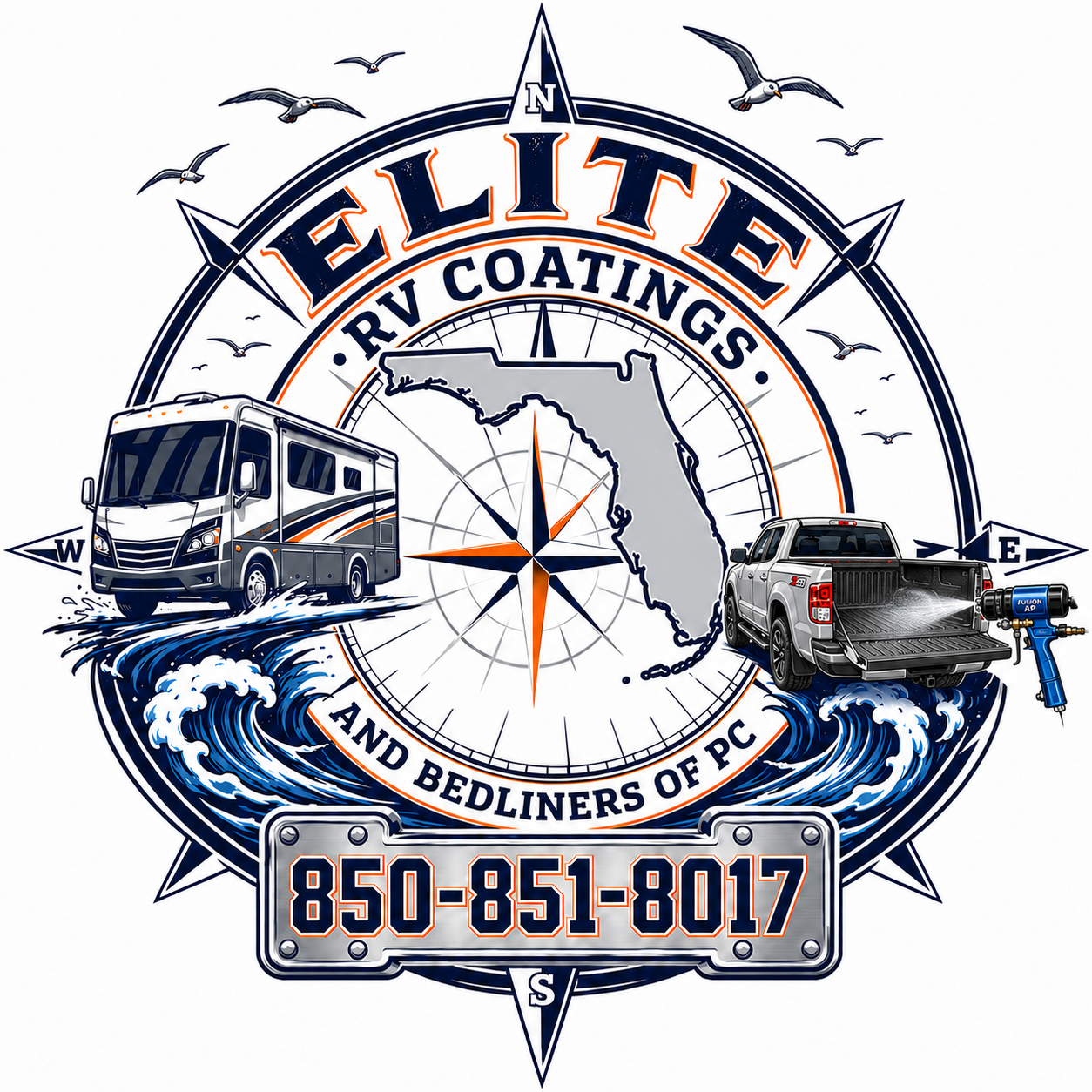 ELITE RV COATINGS AND BEDLINERS OF PC LOGO