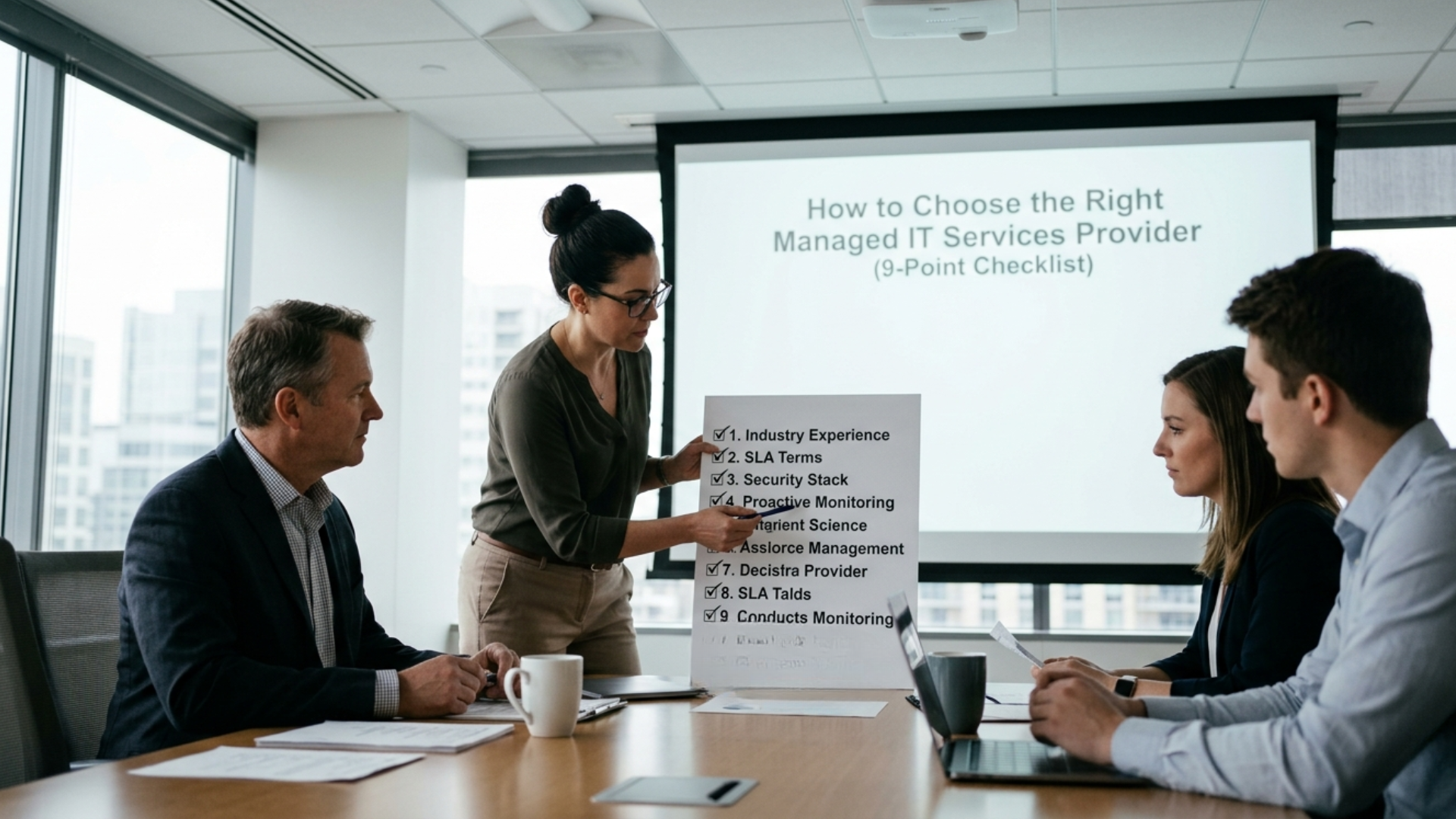 How to Choose the Right Managed IT Services Provider (9-Point Checklist)