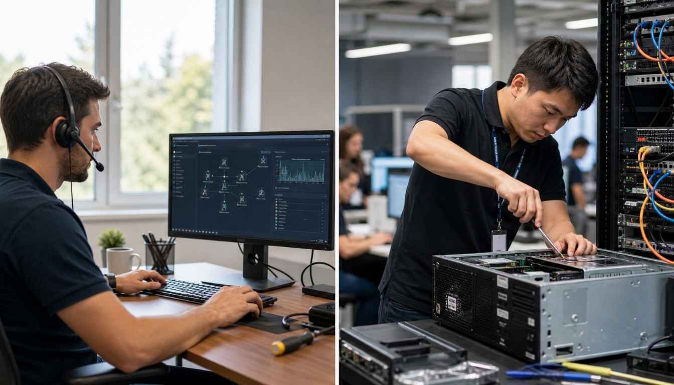 How Onsite and Remote Support Work Together