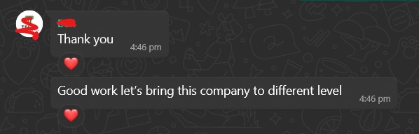 Client review of EVO