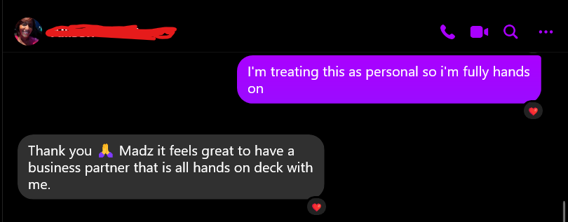 Client review of EVO