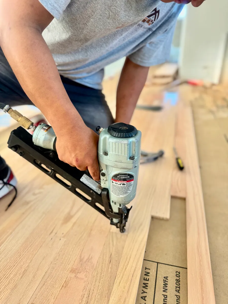 Vinyl plank installation in Concord