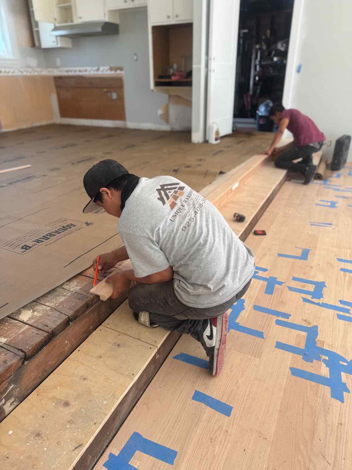 Martinez Hardwood floors installation