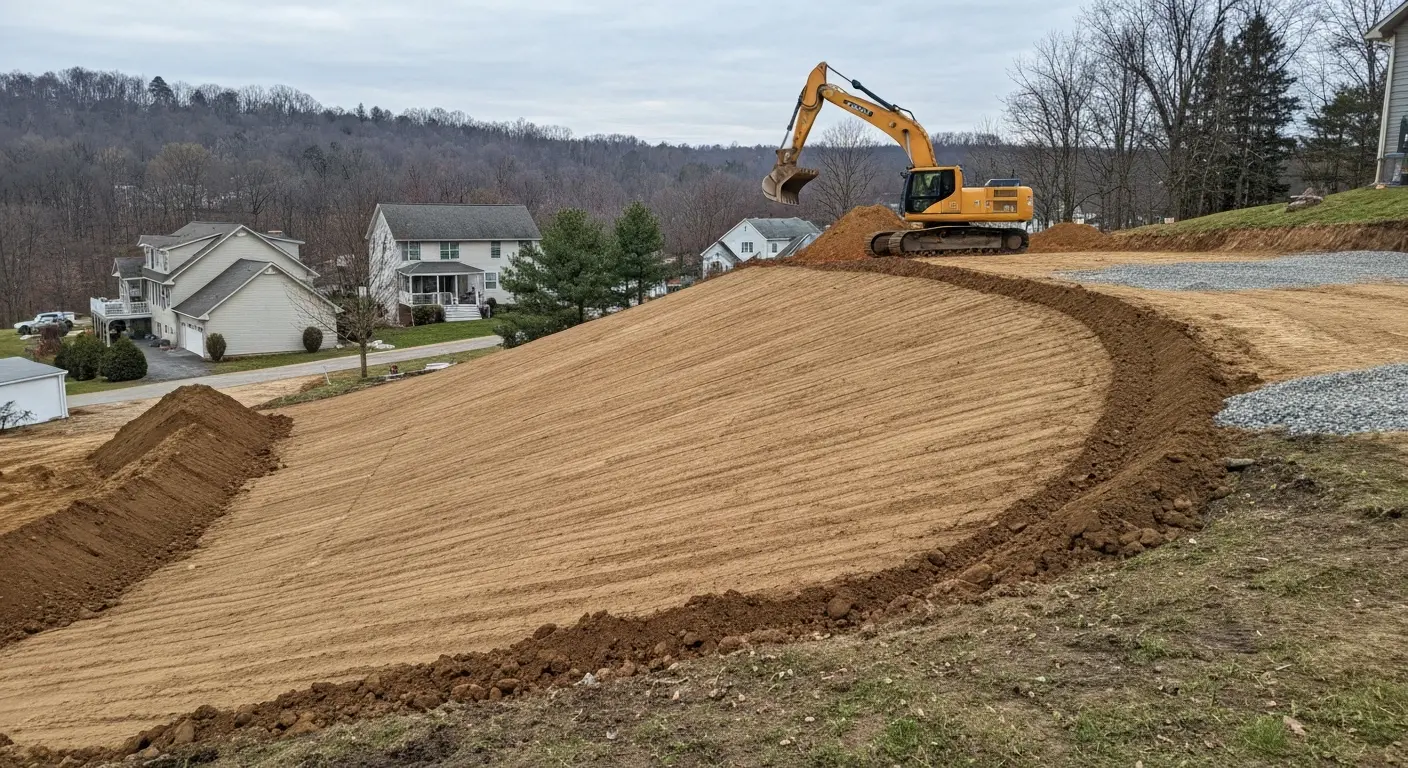 Excavation site in Mars PA