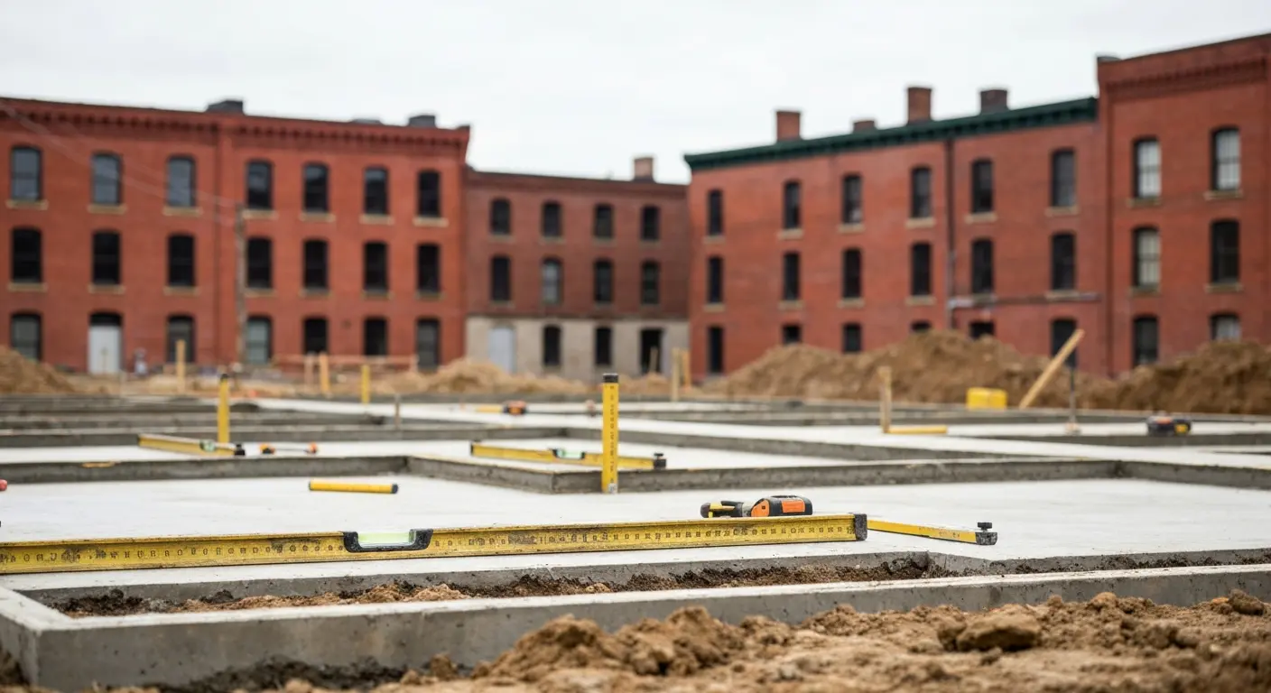 Concrete foundation work