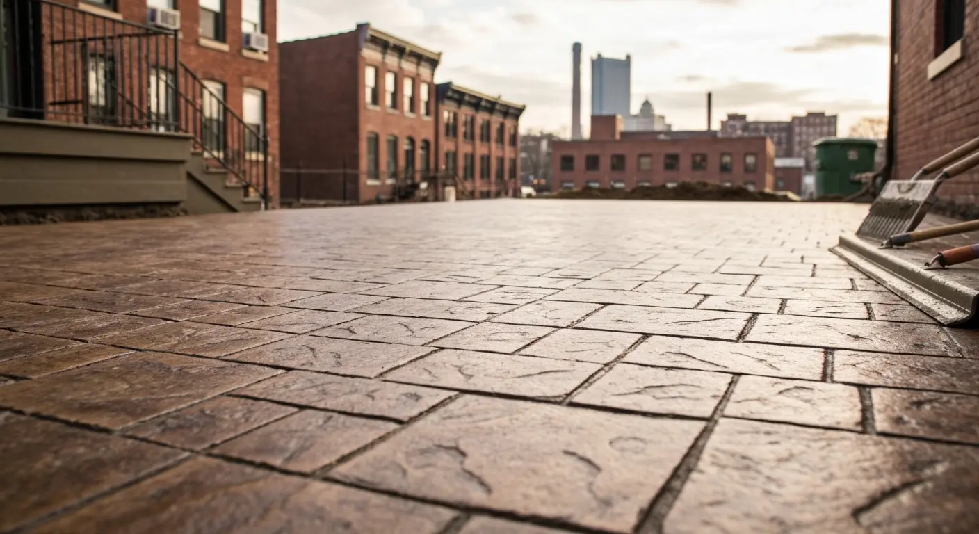 Stamped concrete