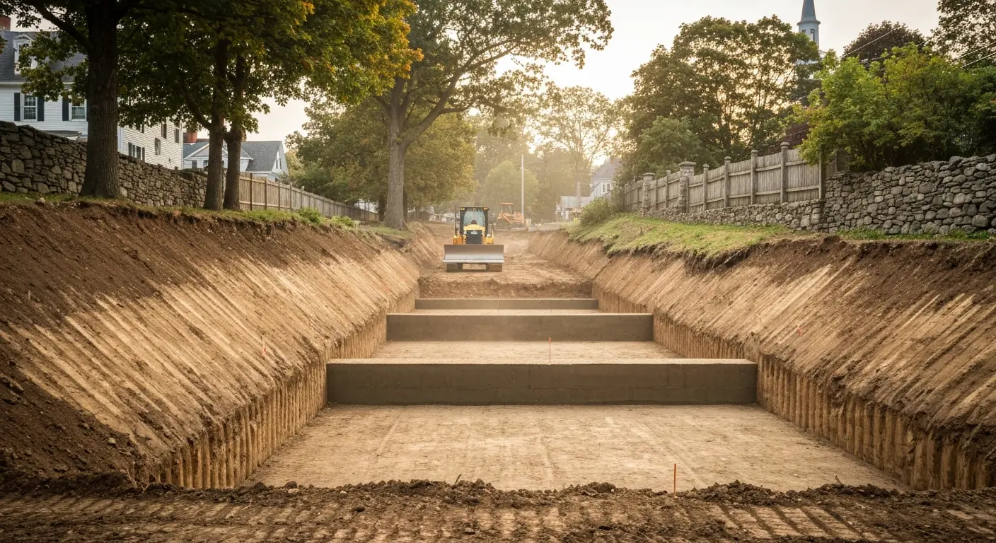 Excavation and site grading