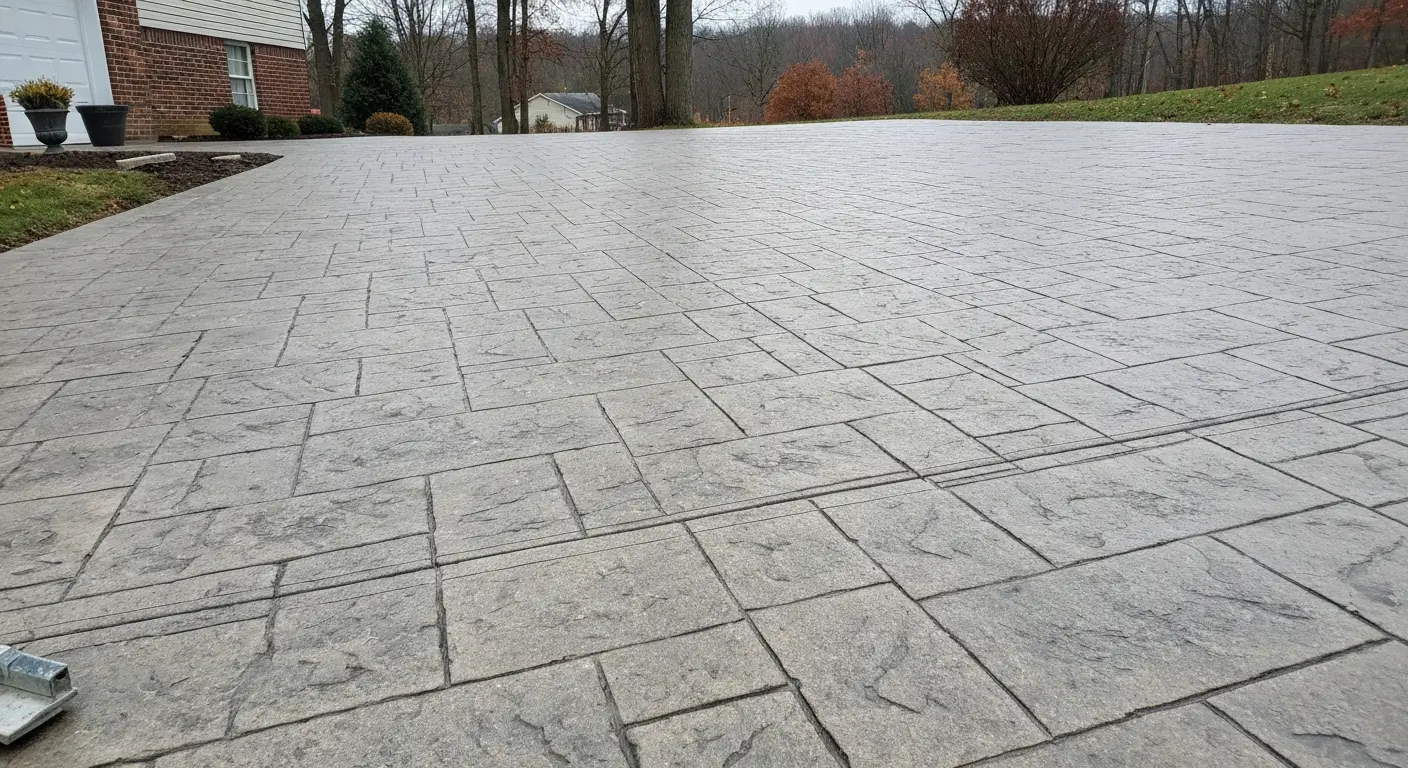 Concrete driveway in Chicora