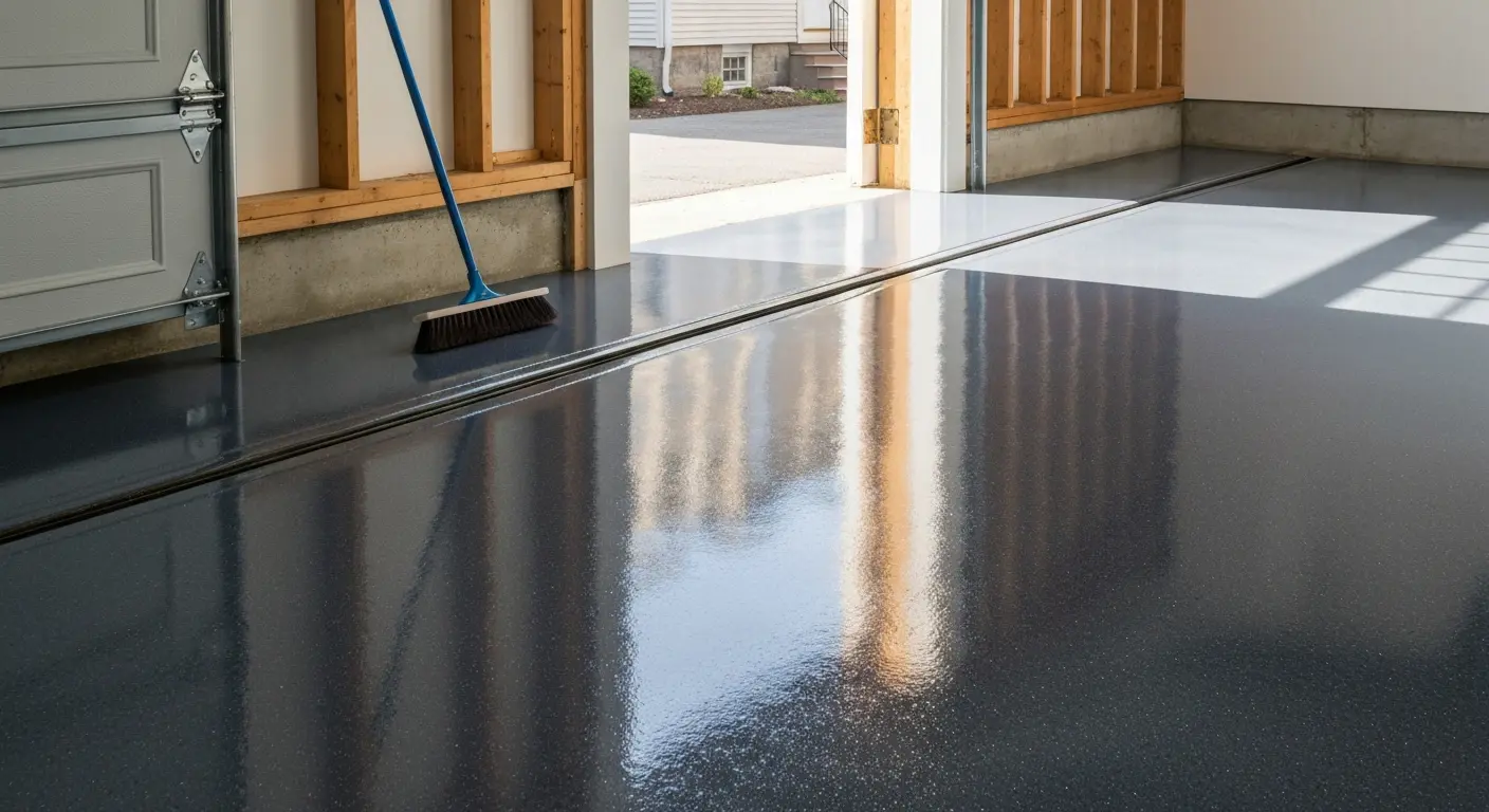 Epoxy garage floor coating