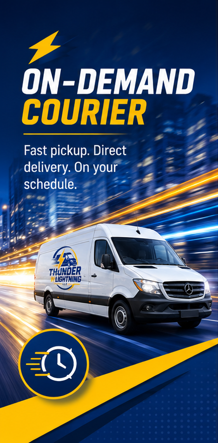 Customer booking a delivery on a mobile app