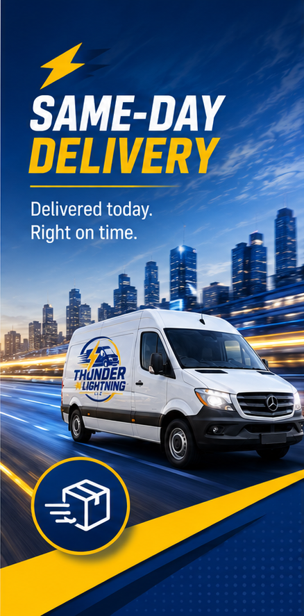Customer booking a delivery on a mobile app