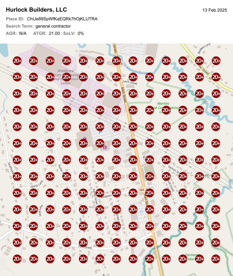 Before: local ranking grid for building restoration service near me