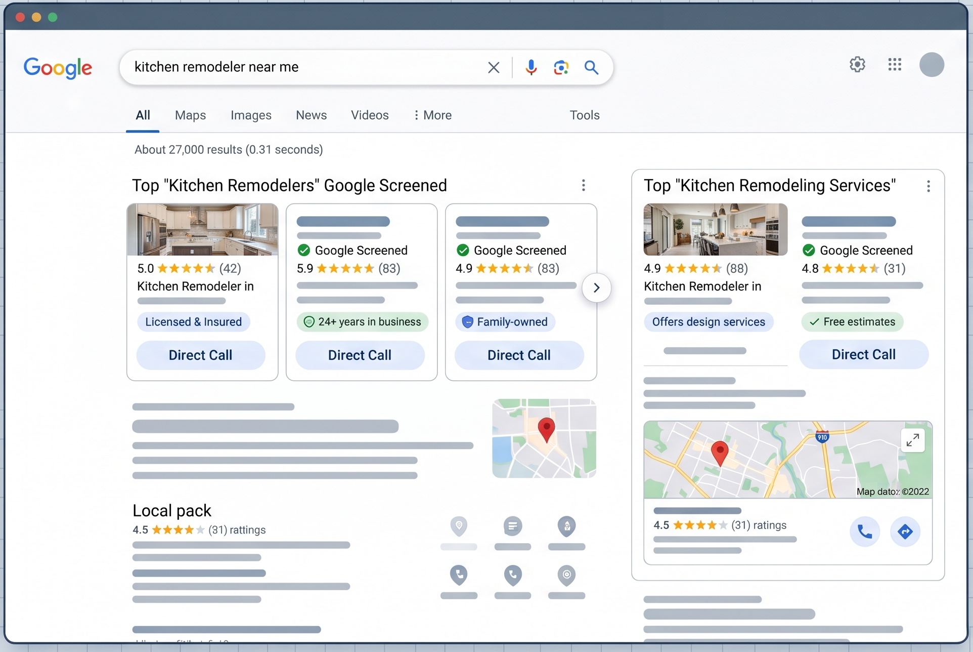 LSA Management — example contractor website