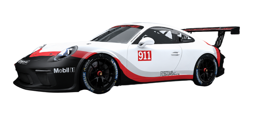 Wrapped race car