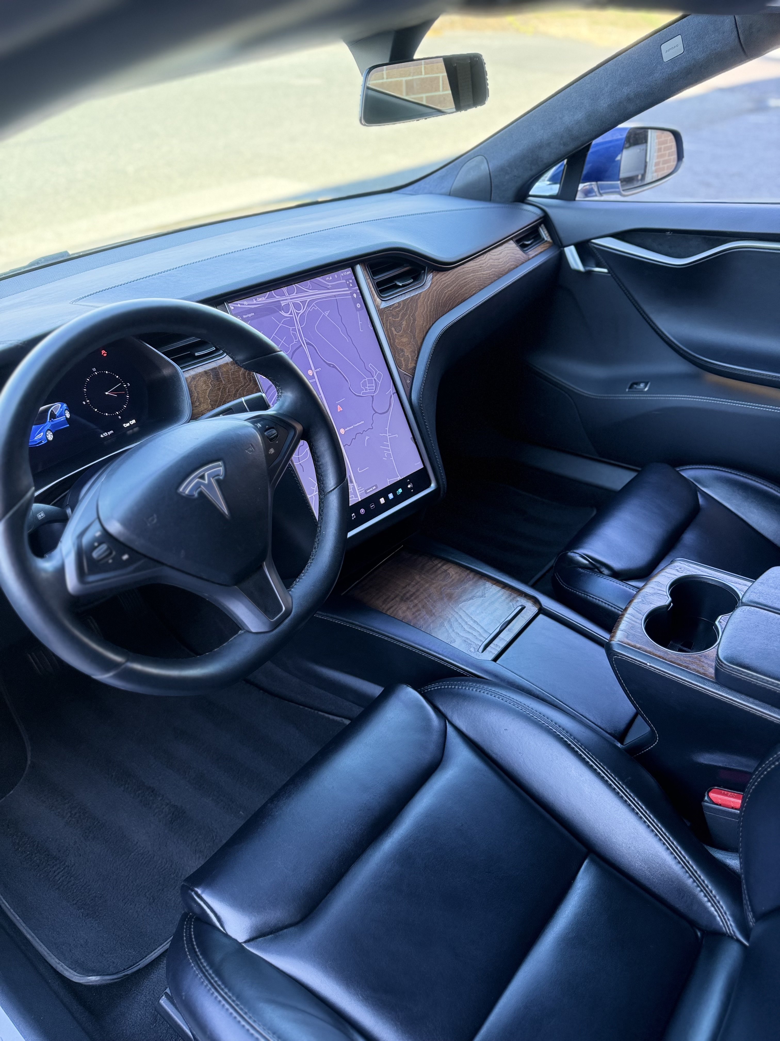 Tesla interior