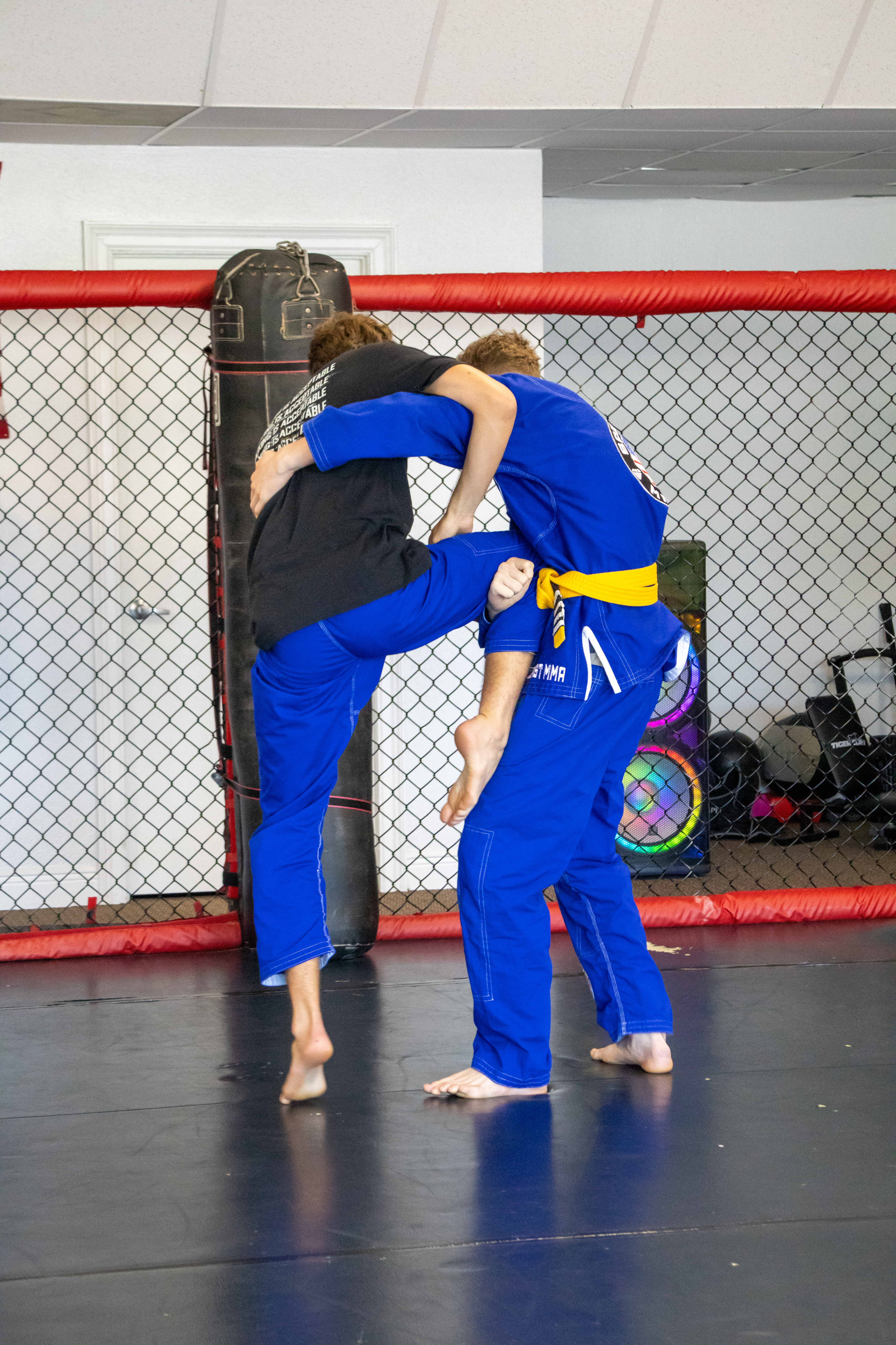 Training at Space Coast MMA