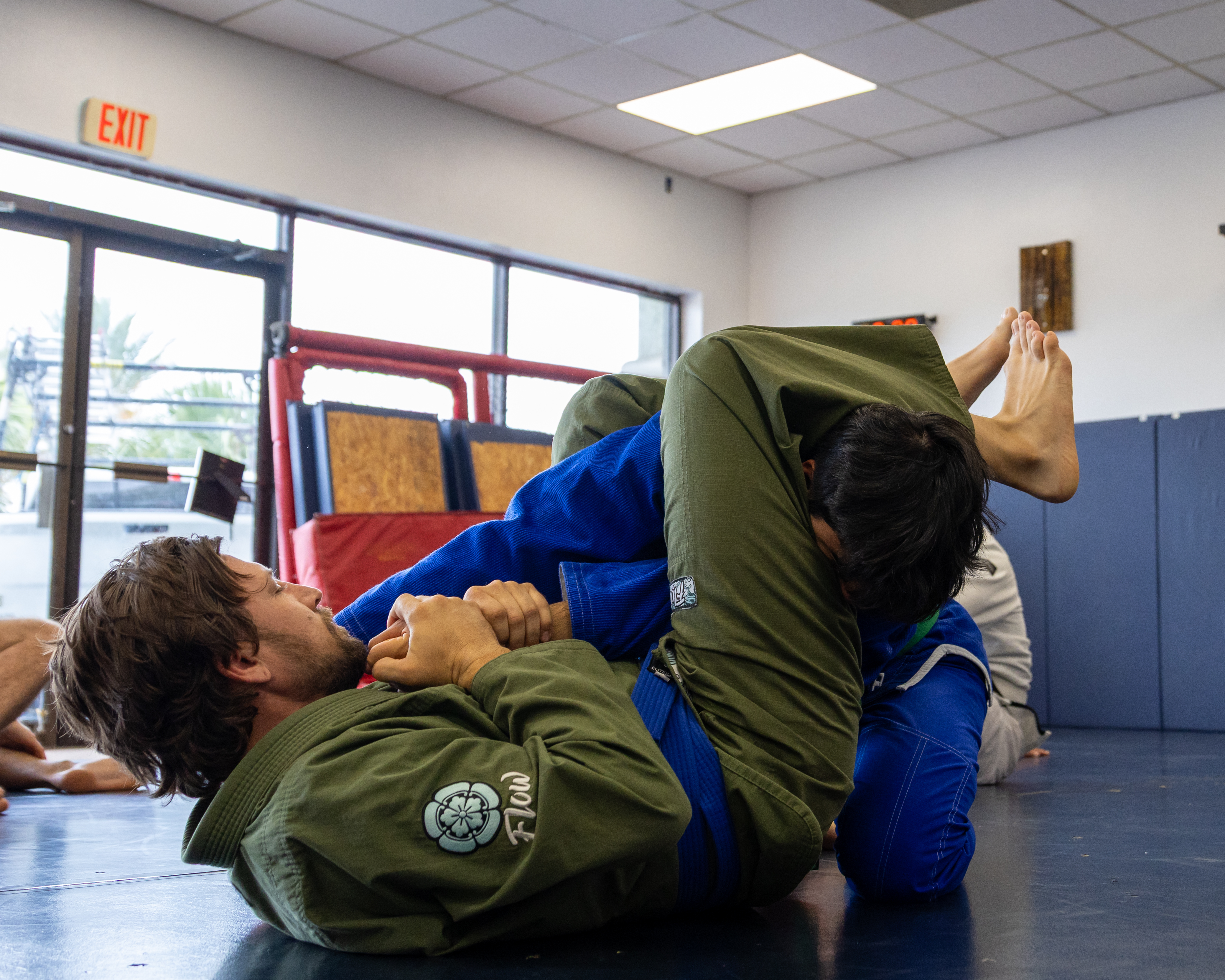 BJJ class at Space Coast MMA