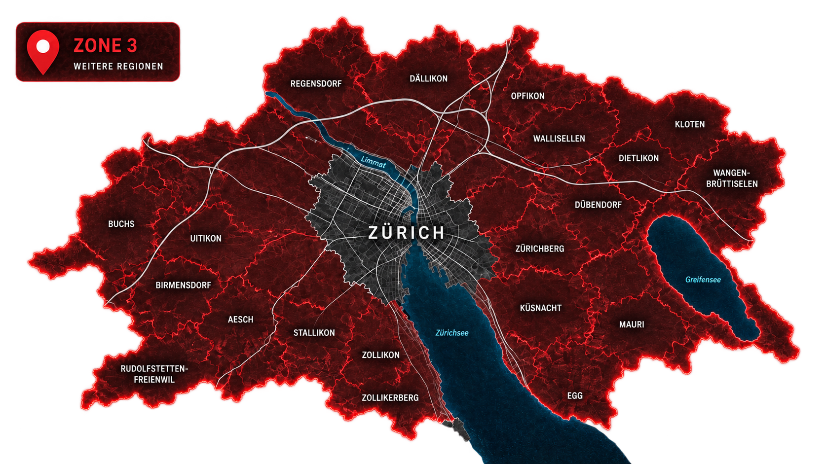 Zone 3 Karte