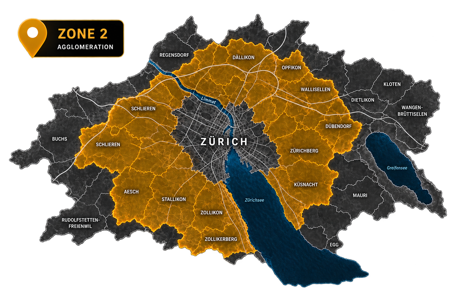 Zone 2 Karte