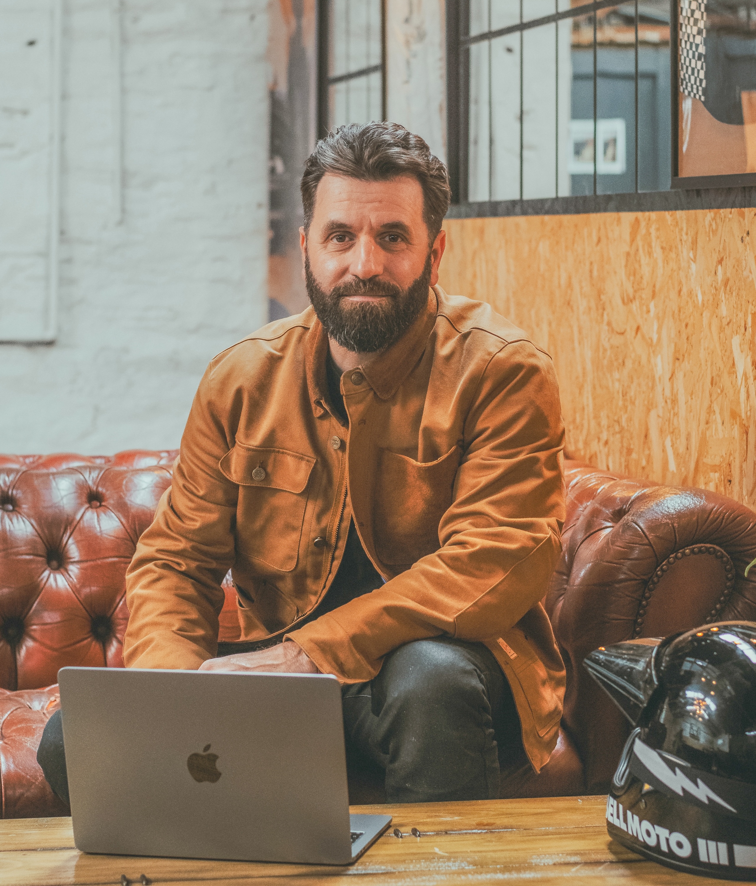 Portrait of Si Wilkinson, founder of Sell Out Leisure