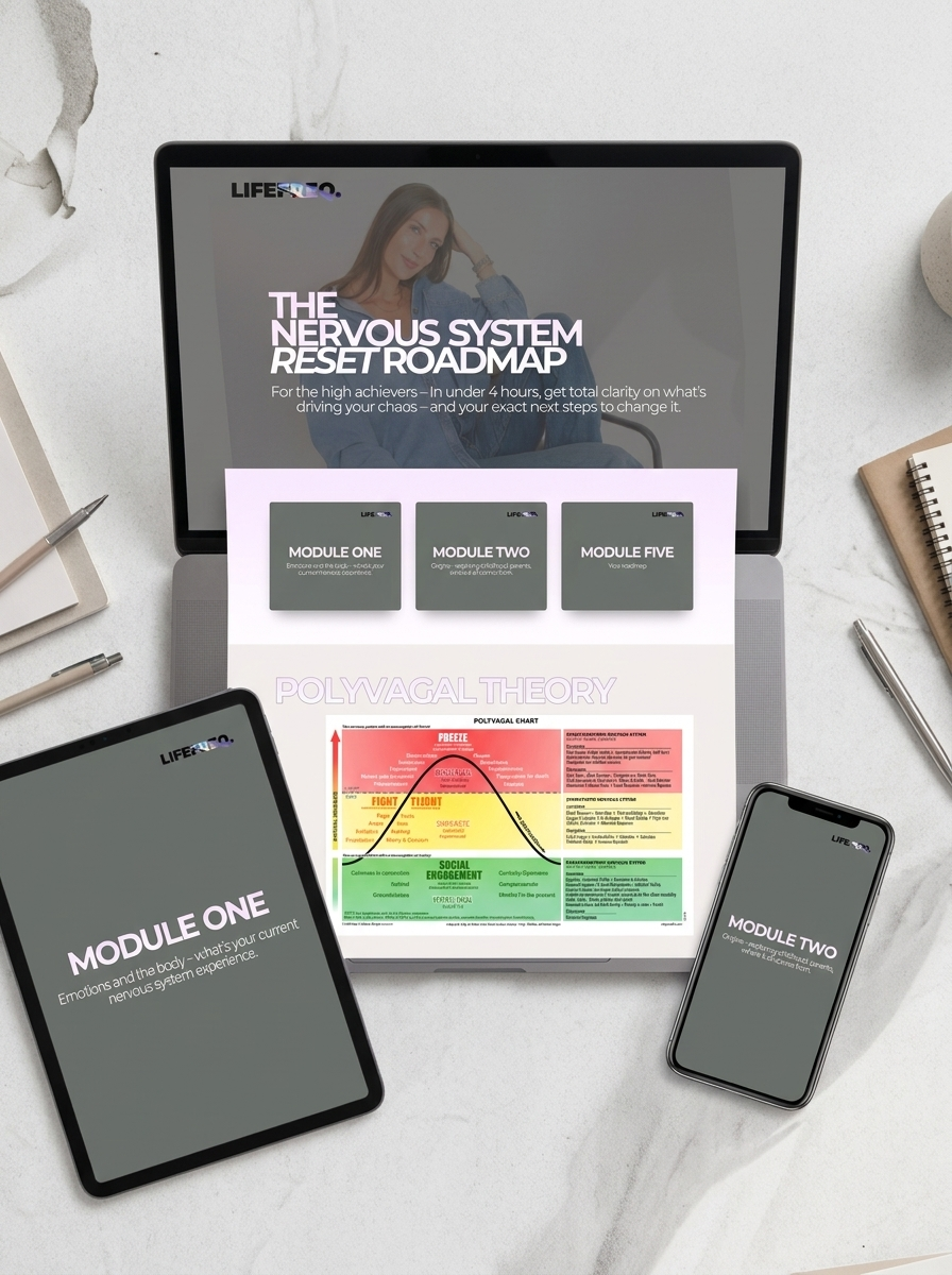 Foundations and Mindset curriculum module illustration with warm desaturated aesthetic