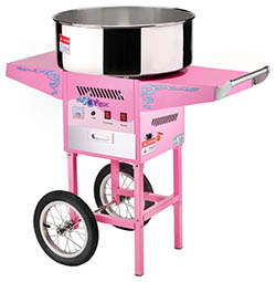 Pink cotton candy machine rental for parties in Lincoln, NE