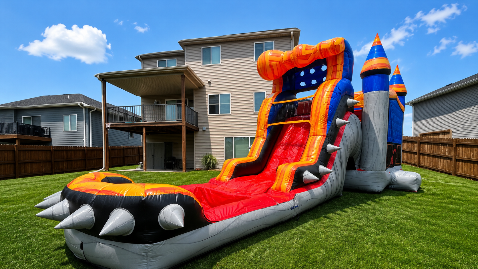 Bowser's World wet-n-dry inflatable