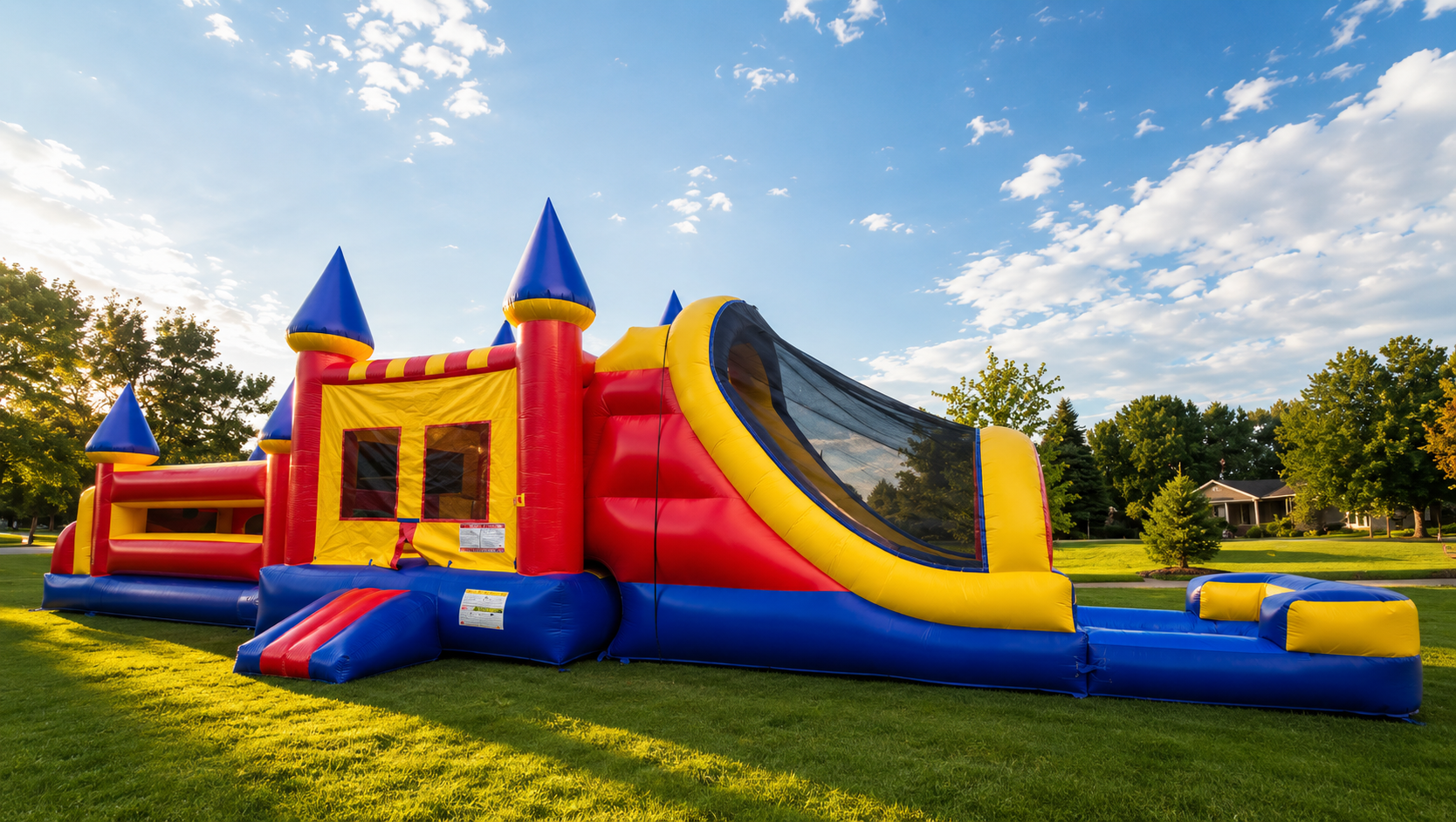 Shape Shifter Obstacle Course wet-n-dry inflatable