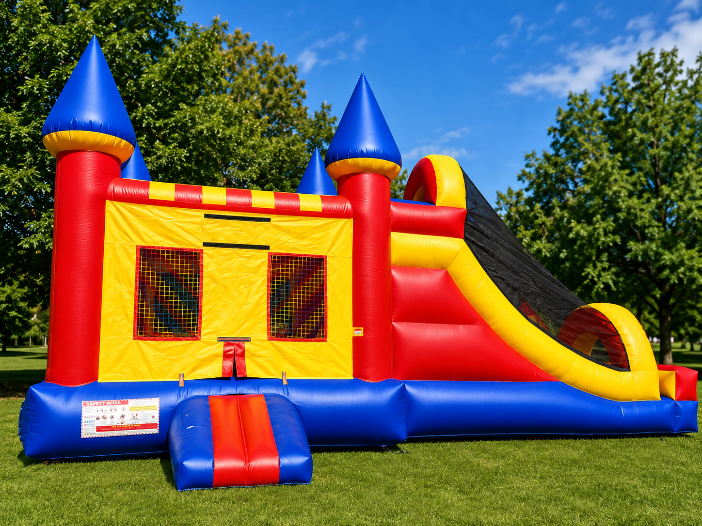 Maze Runner Wet-n-Dry inflatable from Let's Party Inflatables