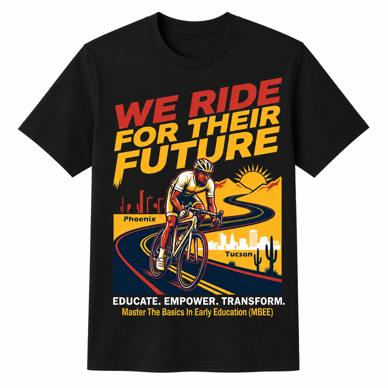 Black fundraiser shirt