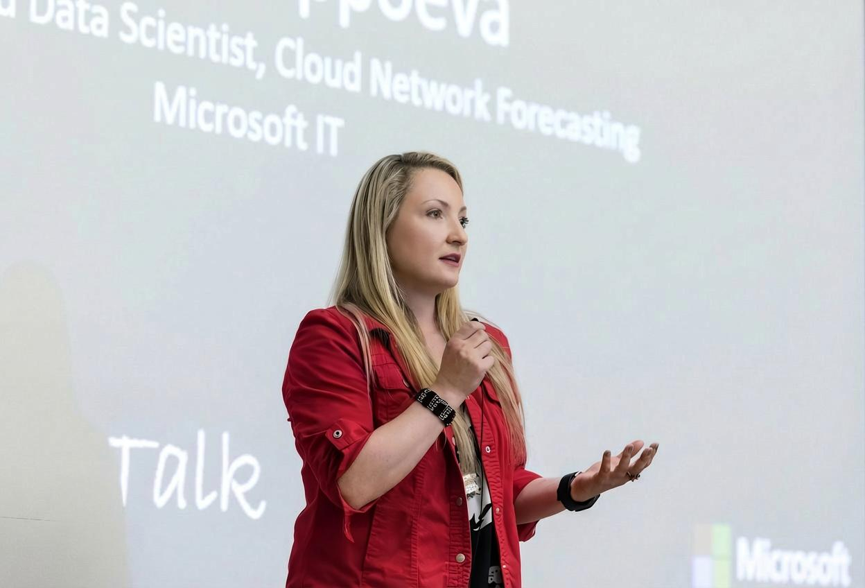 Microsoft Women Real Talk | Tatiana Teppoeva, PhD | Speaking