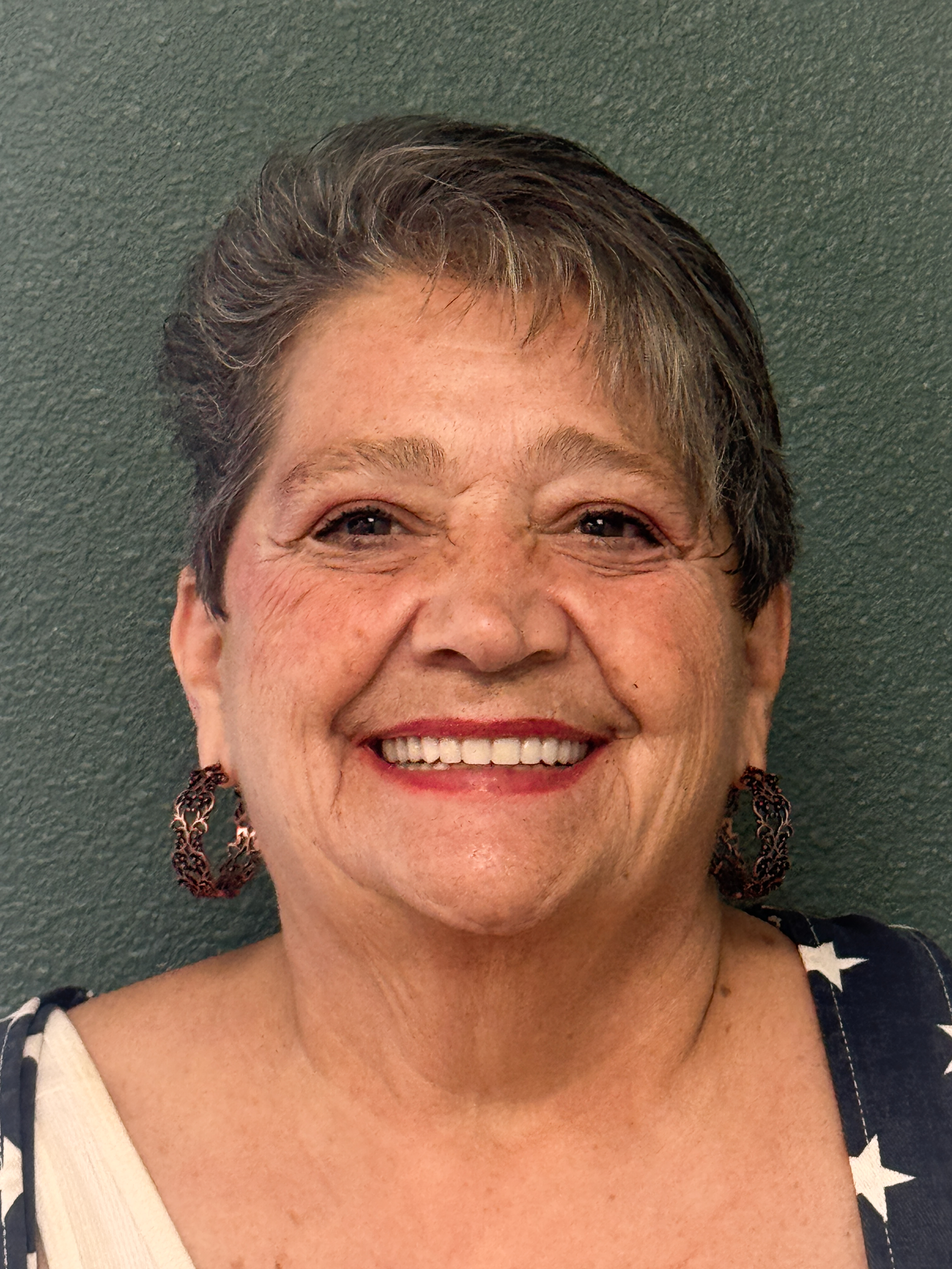 Patient smile after dental implant treatment