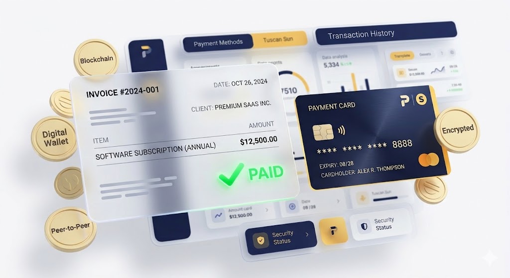 Digital Payments UI Mockup