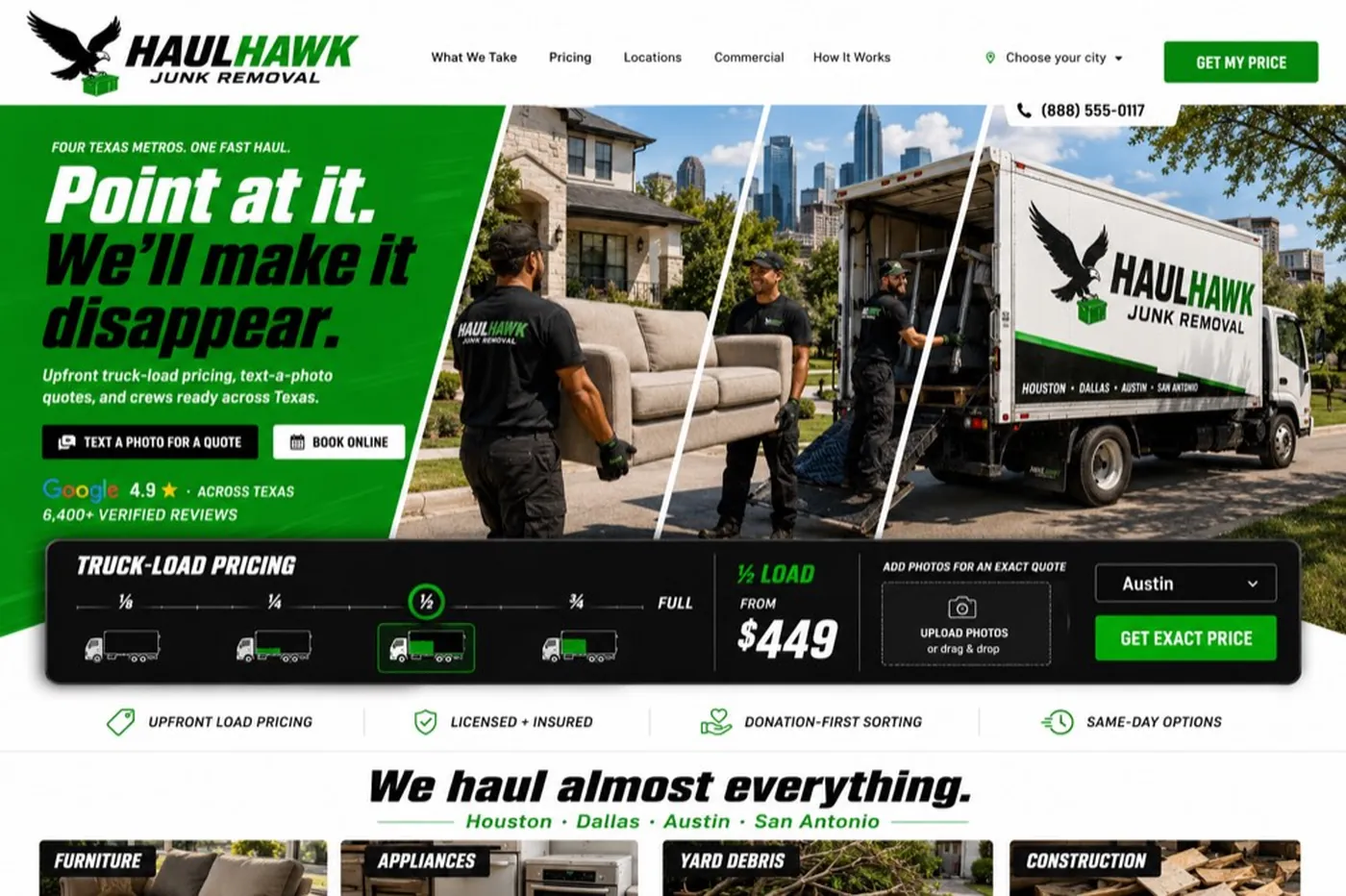 HaulHawk, a complete junk removal build by DigeWorks